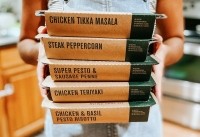 Freshly meals stacked