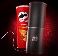 Pringles speaker  