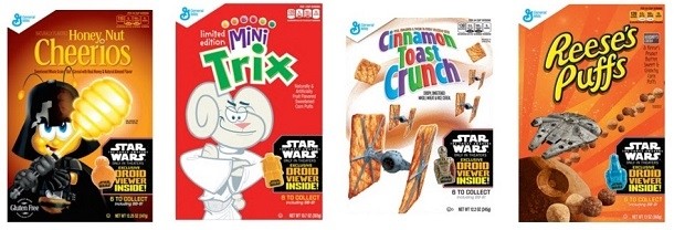 General Mills gives four cereals movie makeovers