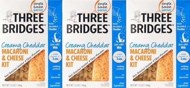 Three Bridges unveils first chilled mac & cheese kit