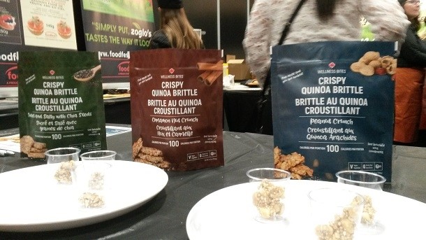 Crispy brittle offers a new, on-the-go way to eat quinoa