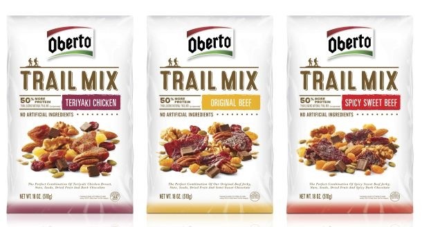 Oberto enters meaty trail mix category