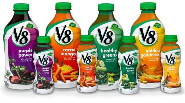 Campbell Soup expands V8 line with new fruit and veggie juice blends