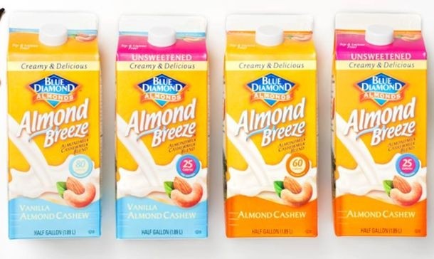 Almond milk + cashew milk = tasty, says Almond Breeze