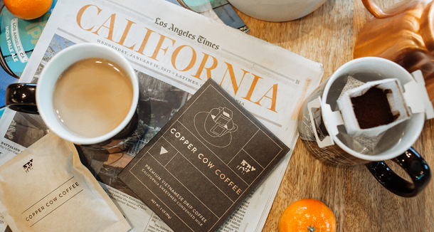 Copper Cow Coffee introduces pour over coffee to-go