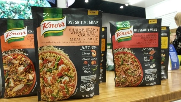 Knorr strives to become a go-to for center of the plate options, not just side dishes