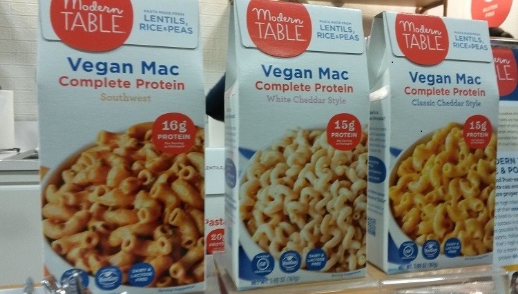 Modern Table offers trio of protein-packed vegan mac & cheese
