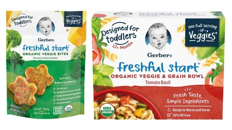 Whole grains and veggies... Gerber launches bowls and bites for toddlers