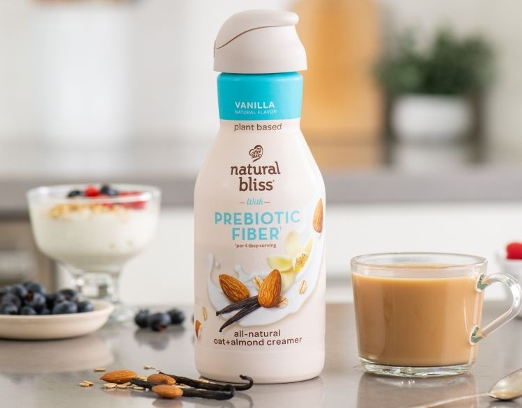 Natural Bliss adds Prebiotic fiber: Natural Bliss adds functional twist to plant-based creamer with chicory root fiber fiber to plant-based creamer