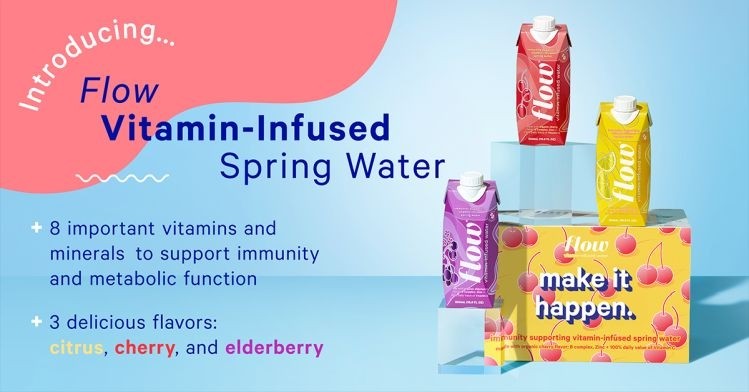 Flow taps into immunity trend with vitamin-infused water launch