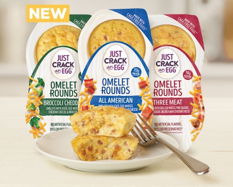 Omelet rounds in 50 seconds...