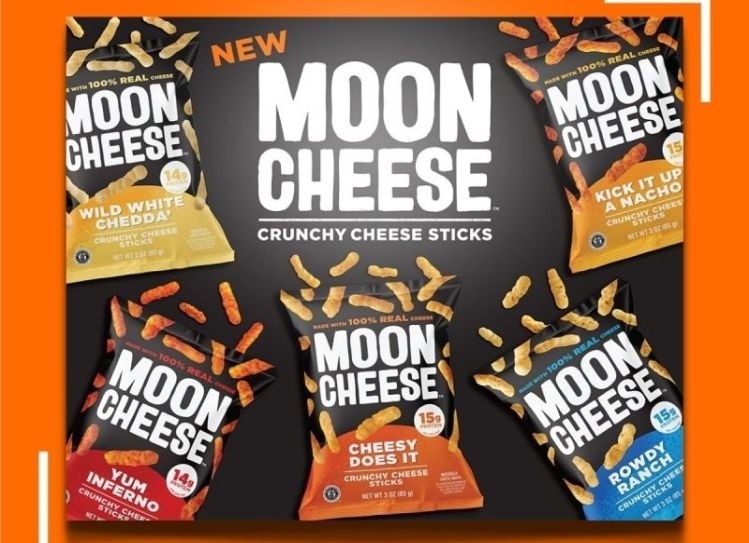 High protein, low-carb, 100% cheese... Moon Cheese unveils new format