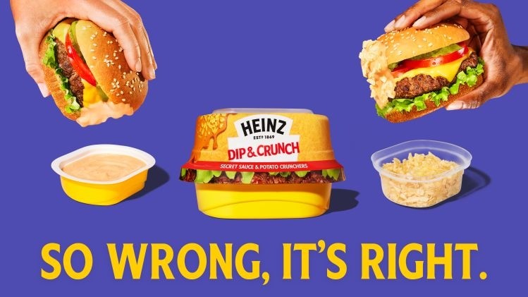 Heinz 'adds flavor and texture to every bite' of burger with dip and crunch launch