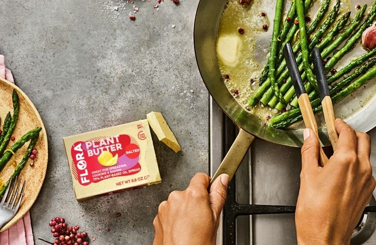 'Tastes, spreads, cooks and bakes like dairy butter...' Flora Plant Butter launches at Kroger