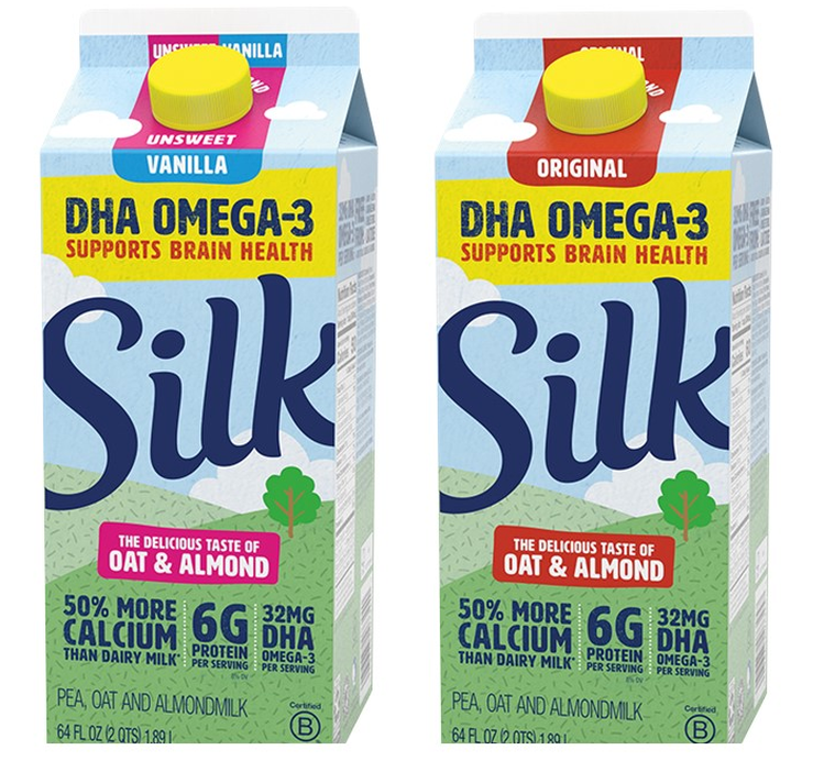 Plant milk… with extra protein, calcium, and DHA