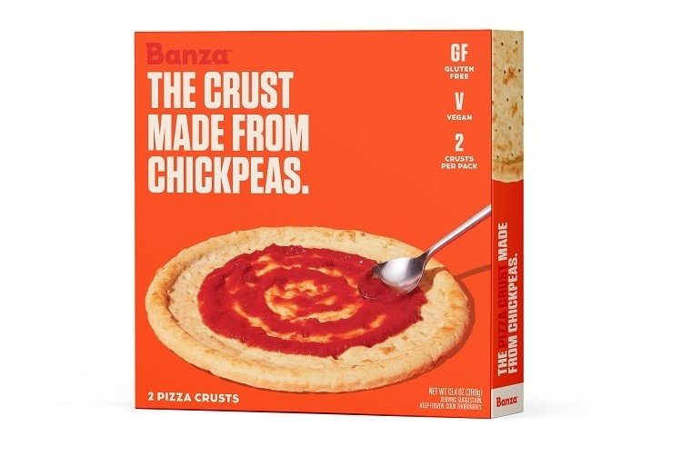 Banza moves into pizza category with chickpea-based crusts
