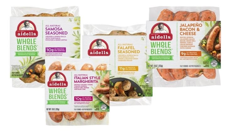 Aidells taps into hybrid meats/plants trend