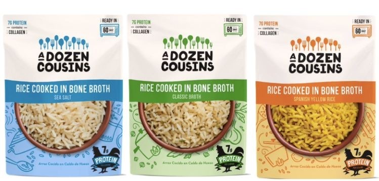 A Dozen Cousins introduces ready-to-eat rice cooked in bone broth