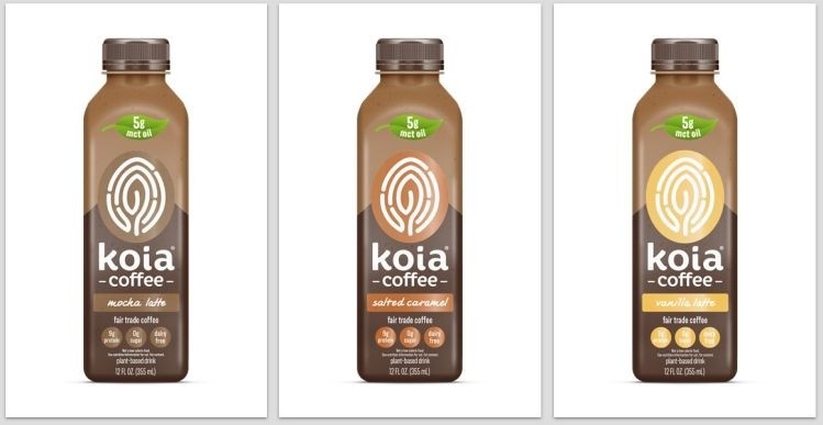 Coffee + plant-based protein + MCT oil +coconut milk = Koia Coffee