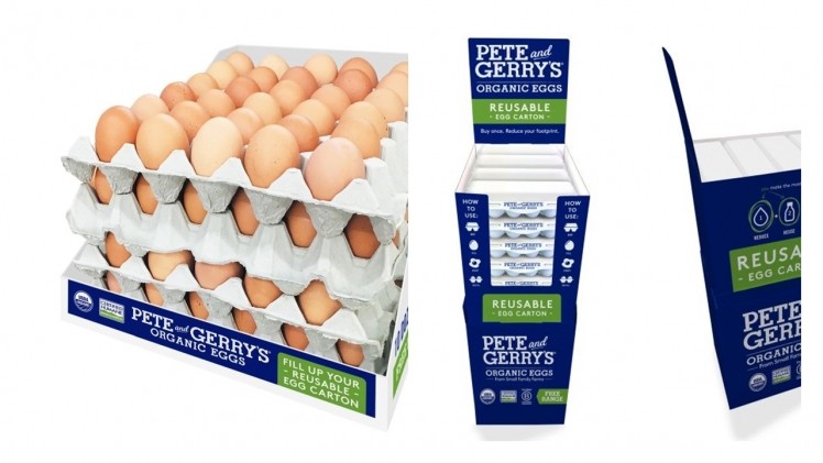 Pete and Gerry's trials reusable egg cartons