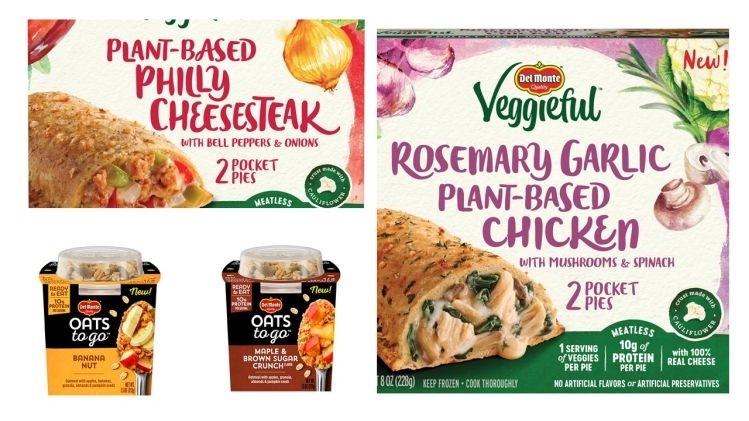 Convenient and comforting... Del Monte launches Oats to Go and Veggieful Pocket Pies