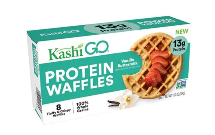 Kashi GO launches protein waffles 
