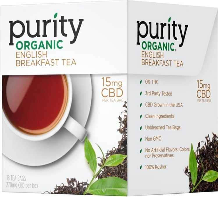 Purity Organic develops CBD-infused hot tea line