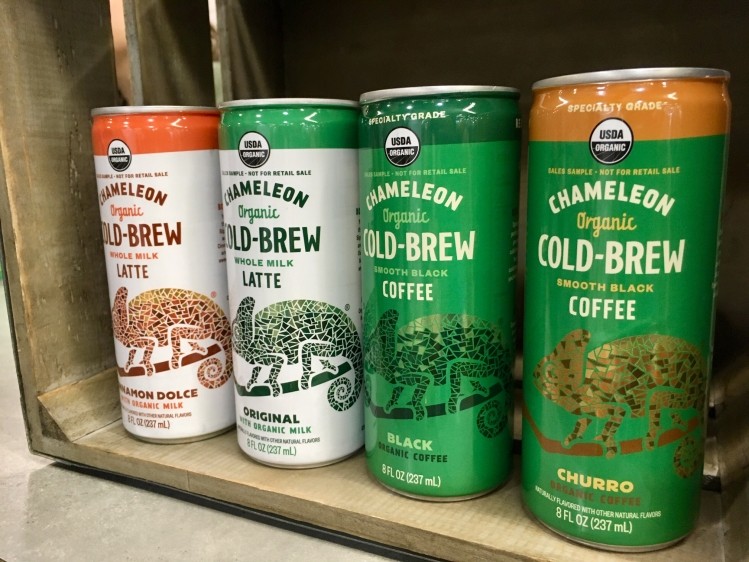 Chameleon launches shelf-stable cans, new oatmilk/cold brew blend