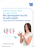 NEW test kits for Cooling & Boiler-, Drinking- and Waste Water