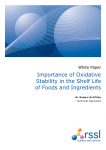 Importance of Oxidative Stability in the Shelf Life of Foods and Ingredients
