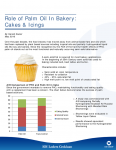 Role of Palm Oil In Bakery