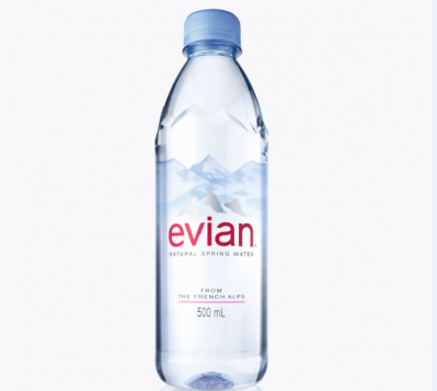 Danone launches new US bottle design for Evian
