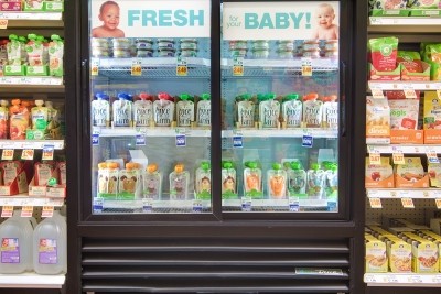 Kroger is testing refrigerators in the baby food section of 10 stores around Dallas and Houston.