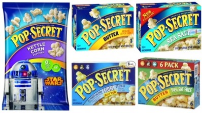 Pop Secret is sold in a wide range of flavors and formats. Pics: popsecret.com/amazon.com