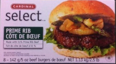 Some of the recalled burgers
