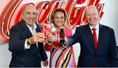 Muhtar Kent, Chairman & CEO, The Coca-Cola Company; Sol Daurella, Executive Chair of Coca-Cola Iberian Partners; John Brock, Chair & CEO of Coca-Cola Enterprises