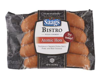 Hormel makes a large range of meat-based food products, including Saggs sausages