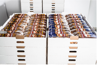 Out of the Box: Cardboard system can cut costs of plastic trays for bakers