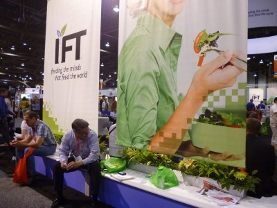 IFT 2012: Day one in pictures. From Ingredion to Elvis...