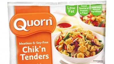 Quorn mycoprotein is a single celled micro-organism from the fungus family made via a fermentation process