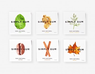 Simply gum uses chicle from Mesoamerican trees for a biodegradable gum base without plastic