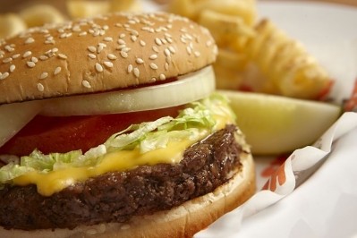 Burgers and fries eaten at restaurants and fast food chains contribute a surprisingly small amount of calories to the American diet, reveals new data