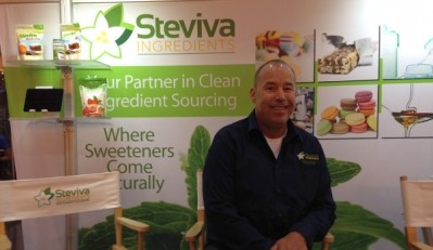 Steviva Ingredients president Thom King at the IFT show in New Orleans, 2014