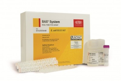 DuPont's BAX System real-time PCR assay for E. coli O157:H7.