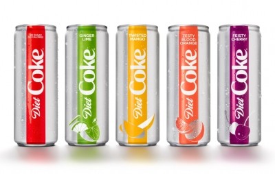 Diet Coke's new flavors (launched in January) in the US. 