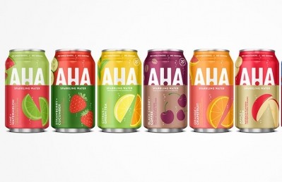AHA debuts with eight flavor fusions.