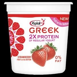 Greek yogurt is high in protein and thicker than standard yogurt