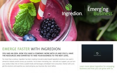Ingredion launches new initiative for start-ups