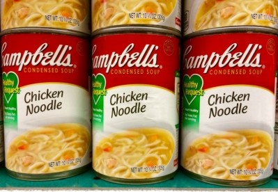 Campbell Soup has been distancing itself from its 'condensed soup' image for quite some time and may be eyeing an acquisition, analysts speculate. 