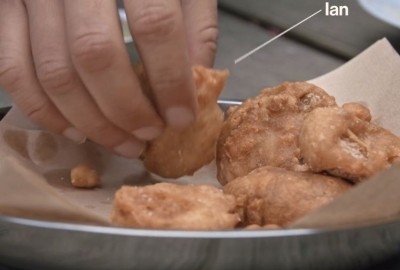 Image: screengrab from a video on the JUST website explaining how its cell-based chicken nuggets were produced